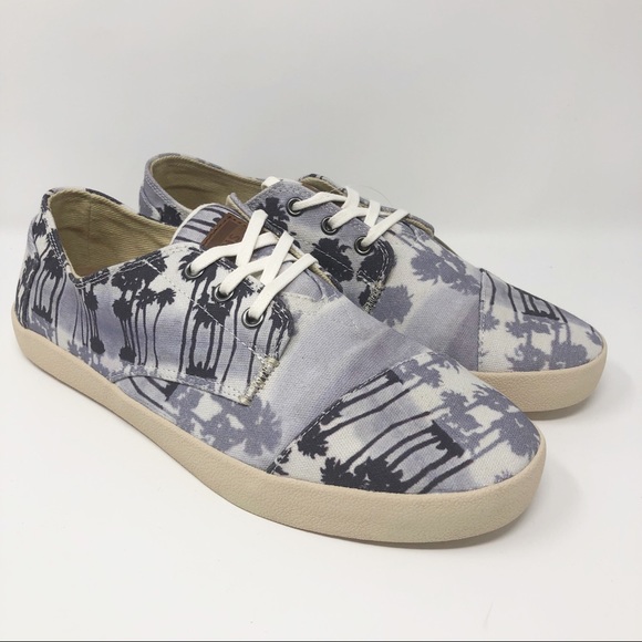 New Toms Paseos Blue Palm Trees - Picture 2 of 8